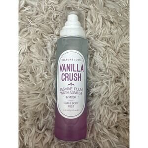 Nature Love Vanilla Crush Hair and Body Mist - 6 oz